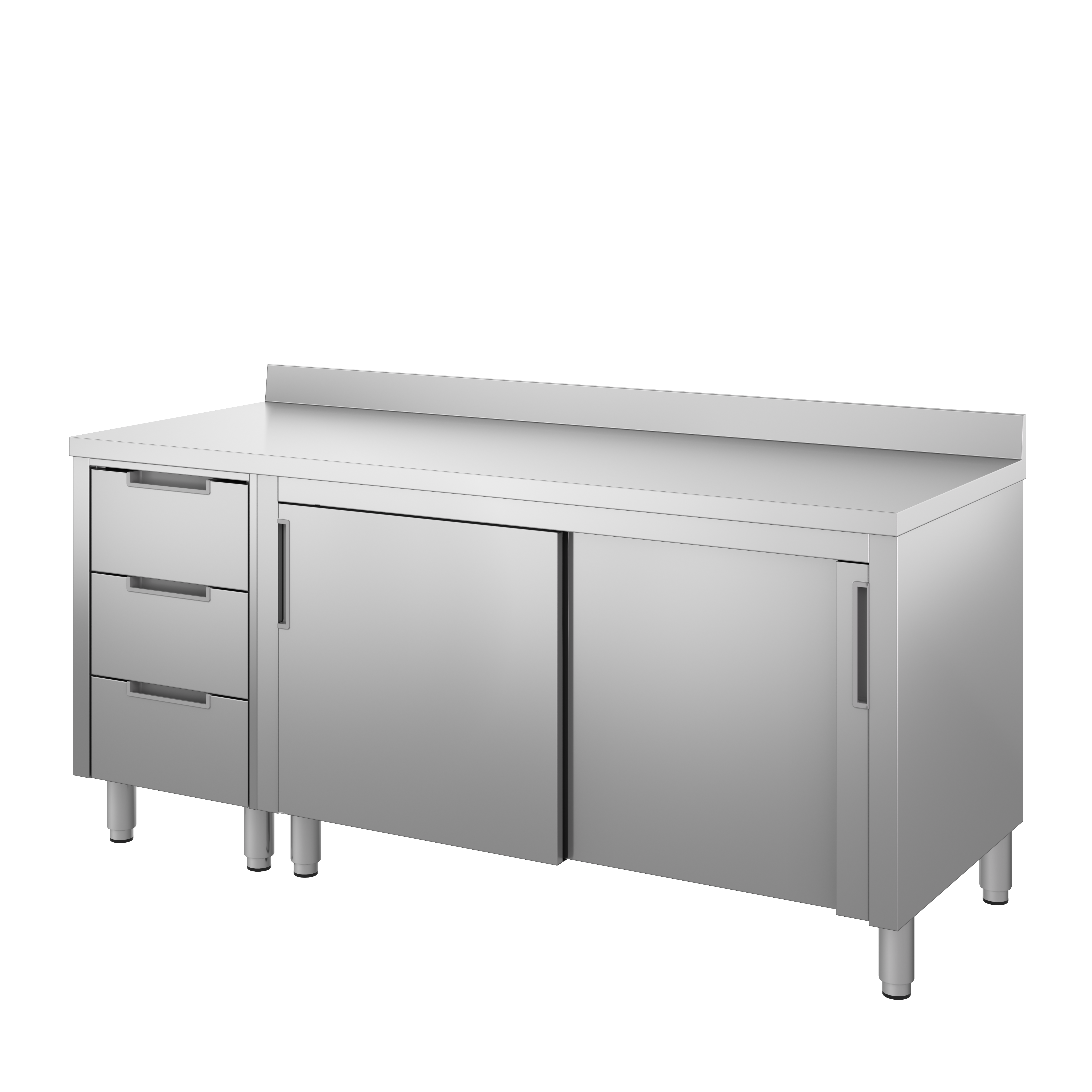 Inox stolovi s ladicama