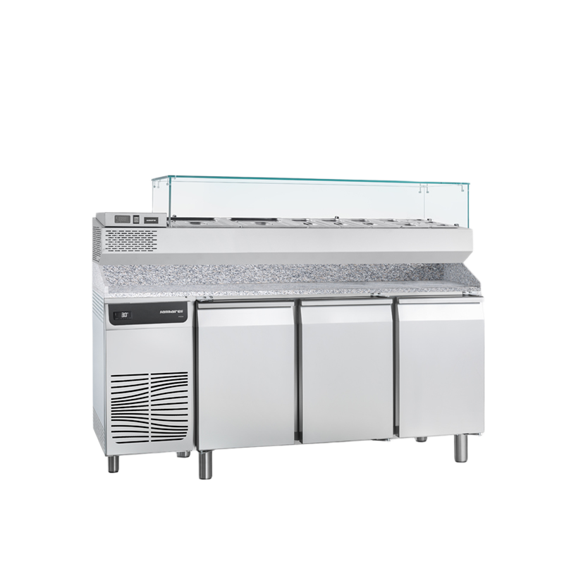 Samaref TP3 P VR TN- pult 3 x vrata + vitrina