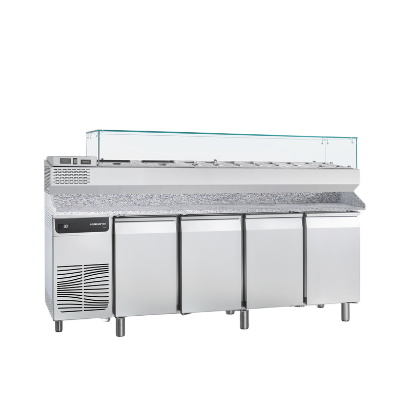 Samaref TP4 P VR TN - pult 4 x vrata + vitrina