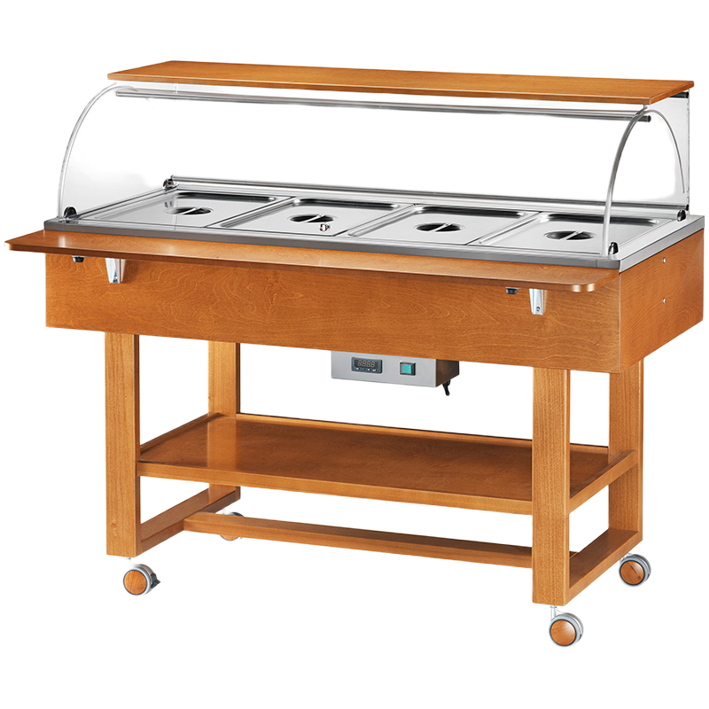 Drvena grijana kolica   ELC2834