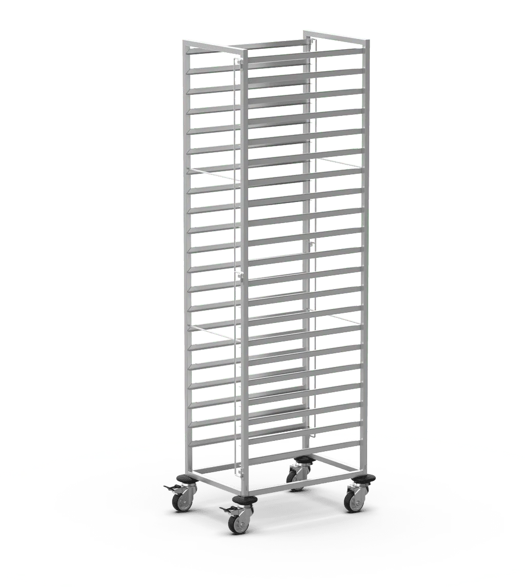 Tray holder trolley
