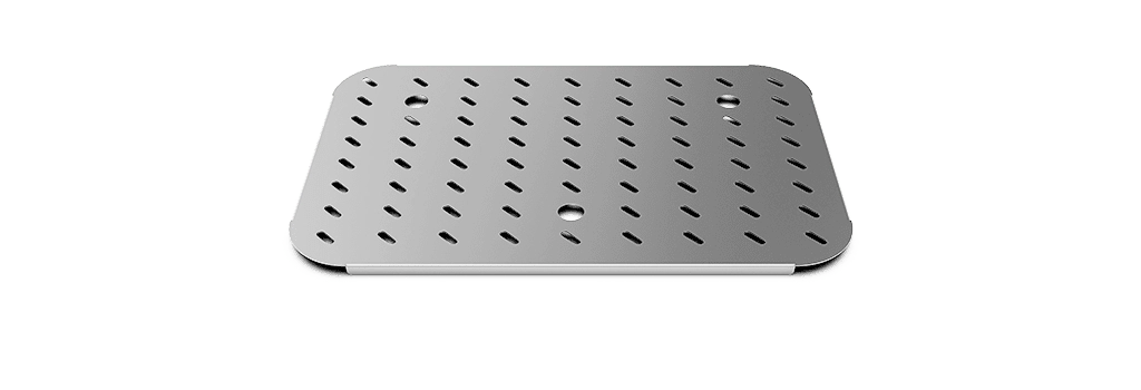 Liquid separation bottom panel