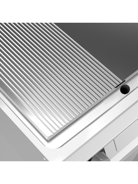 Električni super roštilj-inox glatka ploča