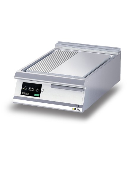 Električni super roštilj-1/3 rebrasta inox ploča