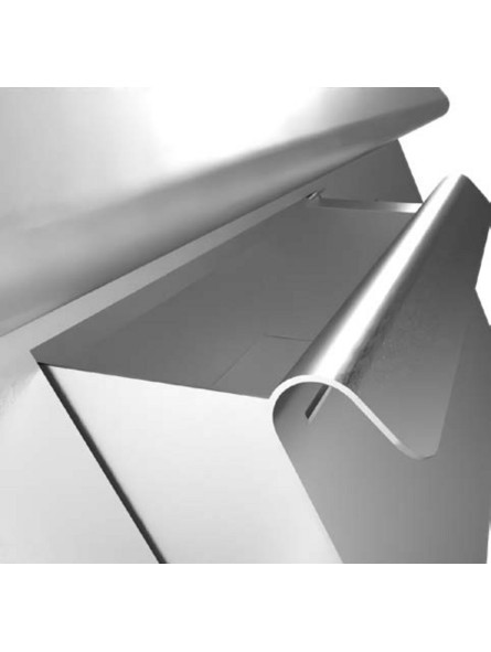 Električni super roštilj-rebrasta inox ploča 
