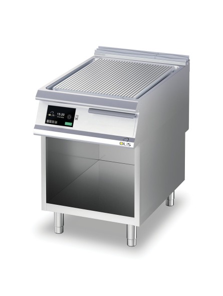 Električni super roštilj na postolju-rebrasta inox ploča