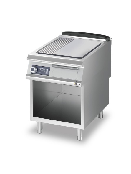 Fry Top S Electric M60 Kromirana Ploča - 1/3 Rebrana - Termostat - Na Otvoreni Ormar
