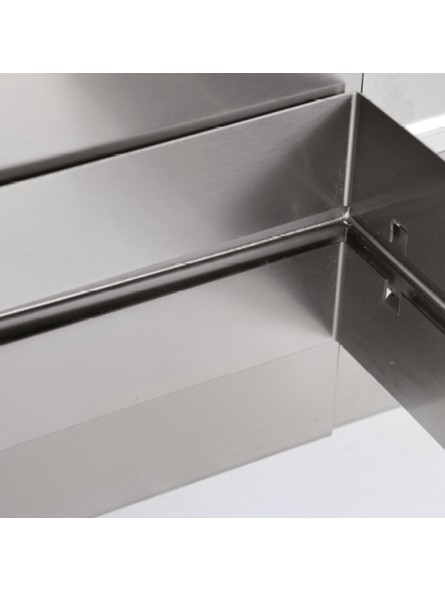 Prži Gornju Plinovitu Ploču 2/3 Glatko 1/3 Rebrato Aisi 430 L800 - Termostat